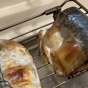 鯖の塩焼き、ヘルシーに^_^